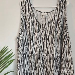 Black & White Sleeveless